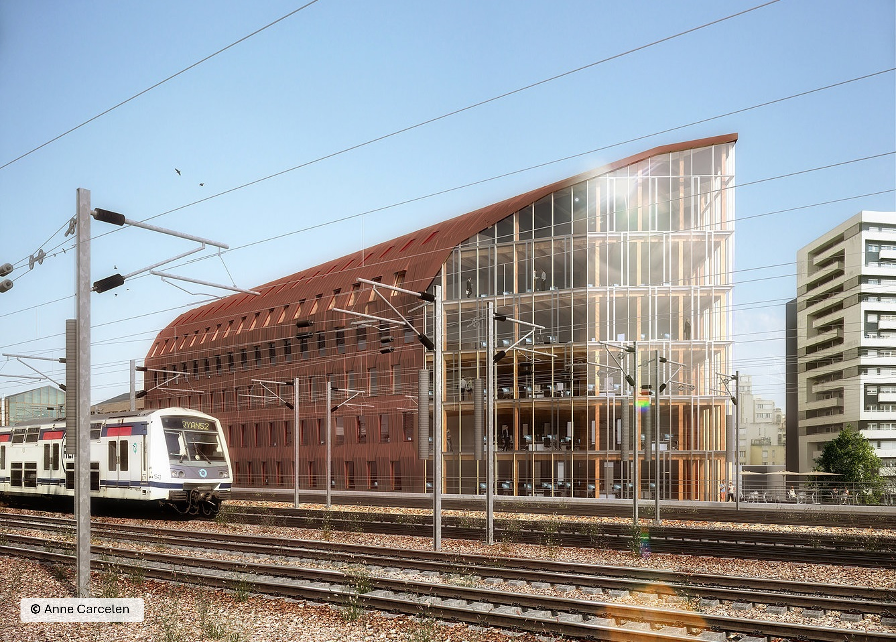 IMMEUBLE BUREAUX " LE PARC DU PONT DE FLANDRE "